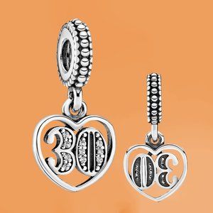 Pandora 30 Years of Love Charm 791287CZ